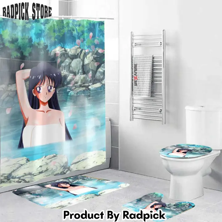 Sailor moon girls hot spring sailor mars rei hino combo bathroom set   rp0205781